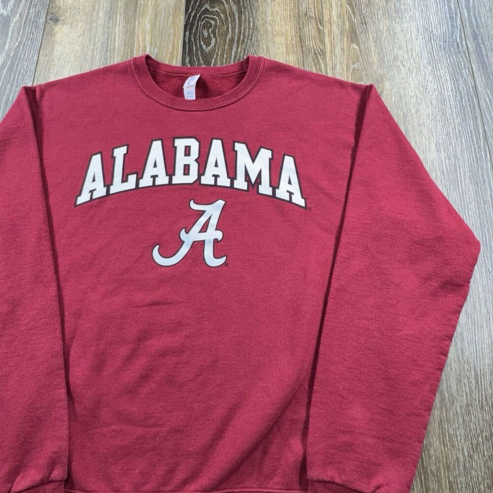 Vintage Alabama Crimson Tide Sweatshirt Mens M Red NCAA Team Crewneck Sweater